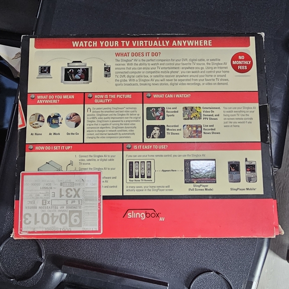 SlingBox SLING BOX Outdated 2006 Electrical Hobbyist Parts Technical Tech - Picture 7 of 16